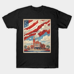 Fort Worth Texas United States of America Tourism Vintage Poster T-Shirt